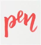 Pentel Arts Sign Pen Brush Tip, Red Ink - merriartist.com