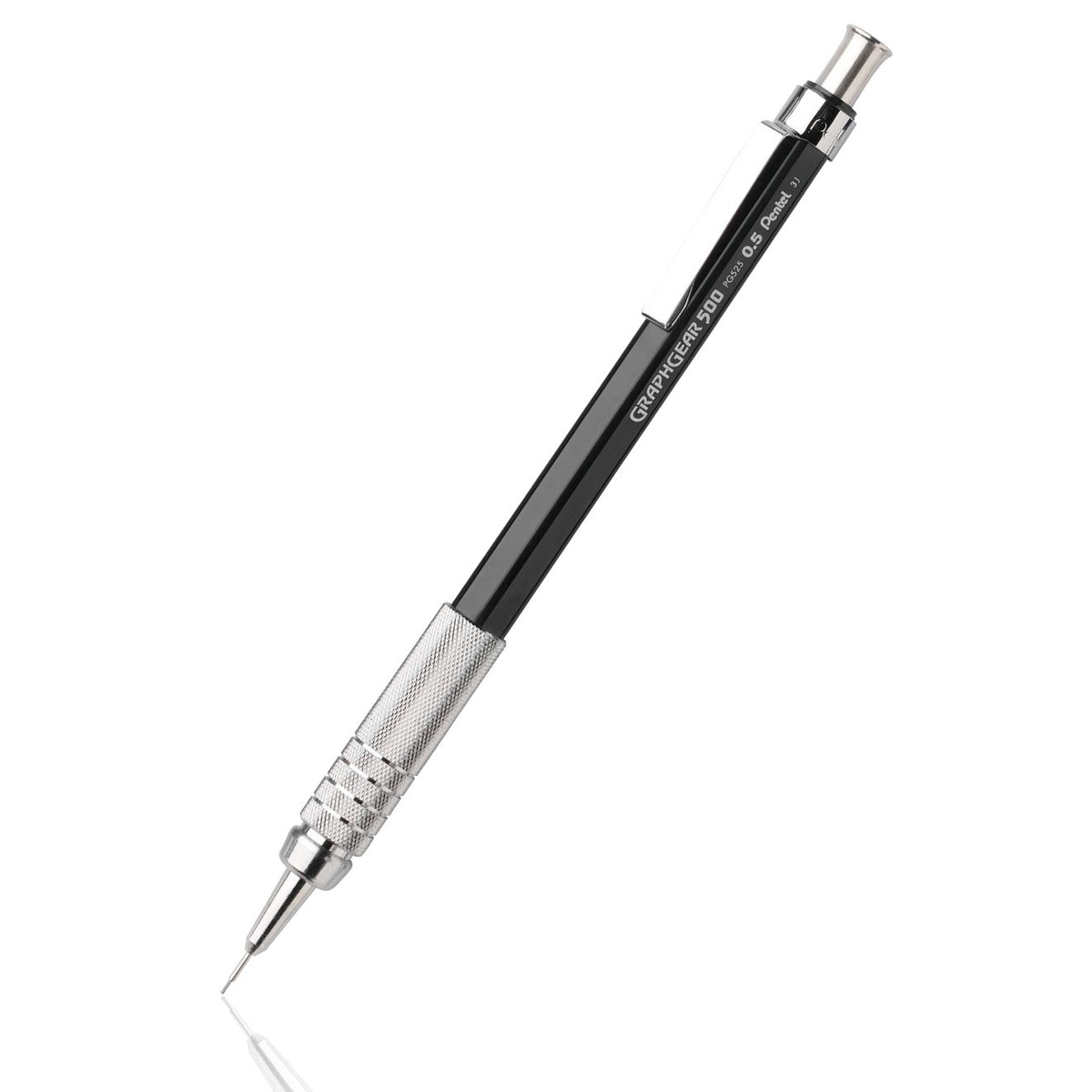Pentel GraphGear 500 Automatic Drafting Pencil (0.5mm), Black Barrel - merriartist.com