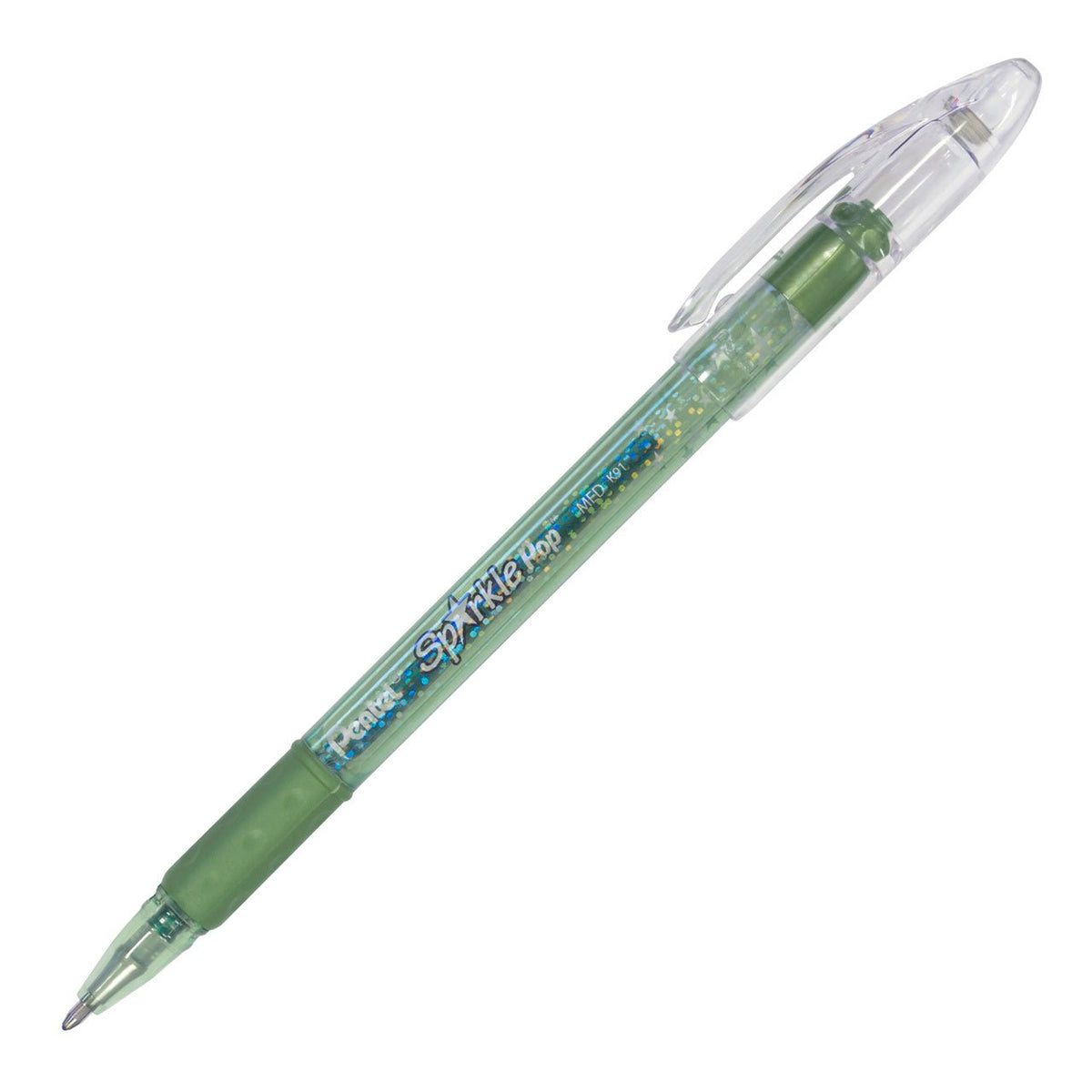 Pentel Sparkle Pop Gel Pen 1mm Green/Blue Metallic - merriartist.com