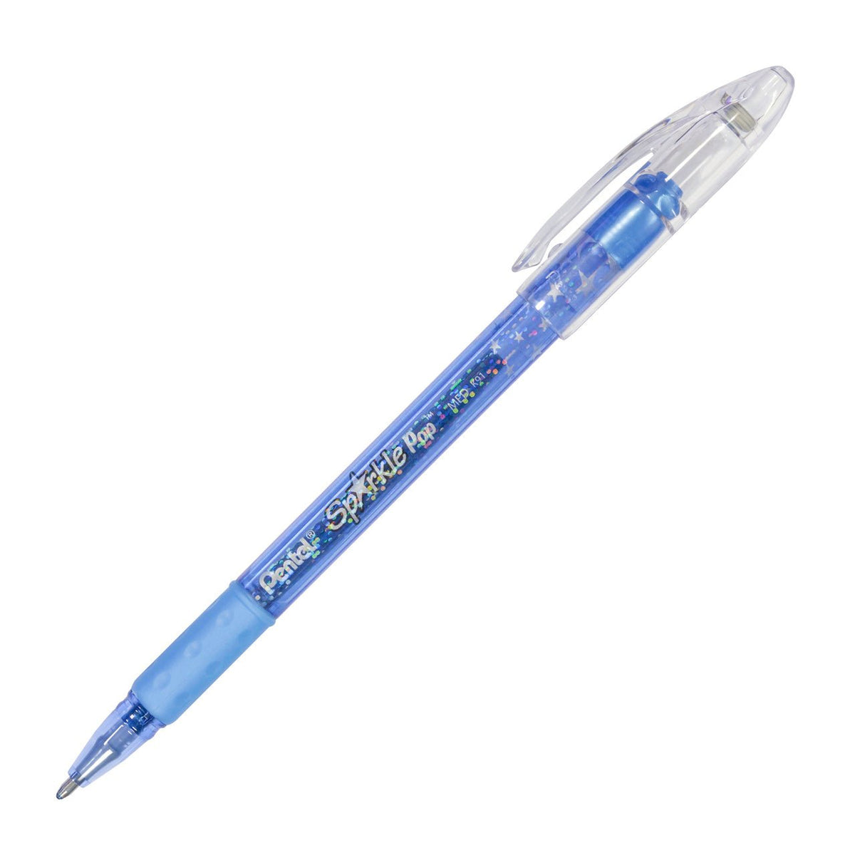 Pentel Sparkle Pop Metallic Gel Pen, (1.0mm) Bold Line, Blue-Green Ink - merriartist.com