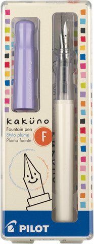 Pilot Kakuno Fountain Pen, Fine - Purple Cap - merriartist.com