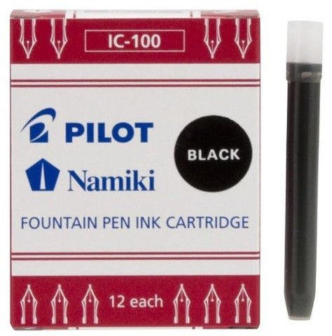 Pilot Namiki FP Refill IC-100 12 pack - Black - merriartist.com