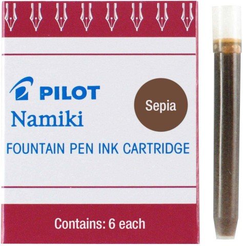 Pilot Namiki Refill IC-50 6 pack - Sepia - merriartist.com