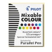 Pilot Parallel Pen Ink Refill - 12 color assorted - merriartist.com