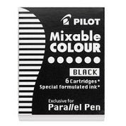 Pilot Parallel Pen Ink Refills - box of 6 - Black - merriartist.com