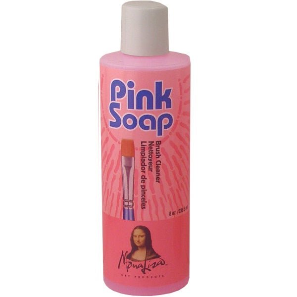 Pink Soap Brush & Hand Cleaner 8oz - merriartist.com