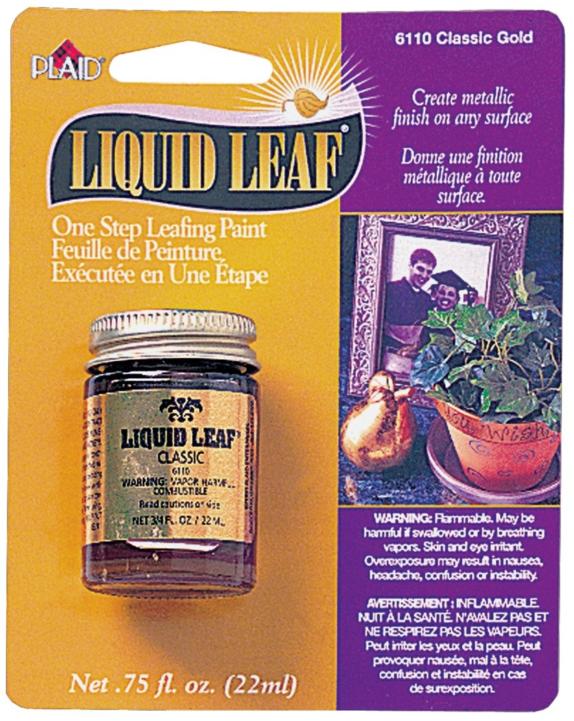 Plaid Liquid Leaf .75 oz - 6110 Classic Gold - merriartist.com