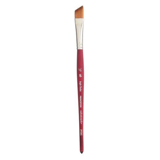Princeton Series 3950 Velvetouch Mixed Media Brush - Angle Shader 1/2 inch - merriartist.com