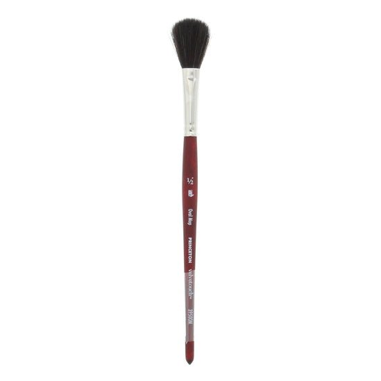 Princeton Series 3950 Velvetouch Mixed Media Brush - Oval Mop 1/2 inch - merriartist.com