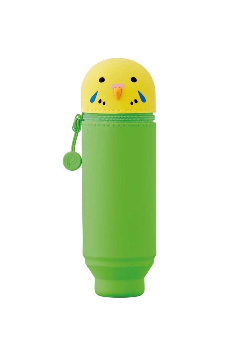 Punilabo Stand Up Case - Green/Yellow Parrot - merriartist.com