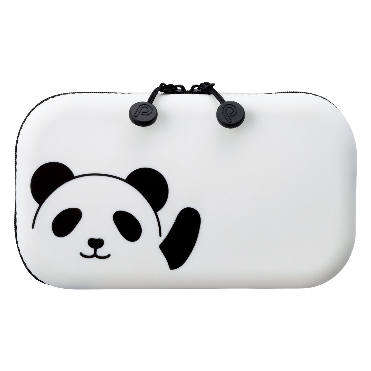 Punilabo Zipper Pouch - Black/White Panda - merriartist.com