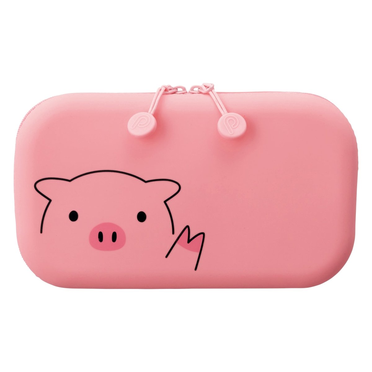Punilabo Zipper Pouch - Pink Pig - merriartist.com