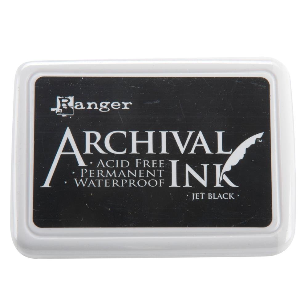 Ranger Archival Ink Pad - Jet Black - The Merri Artist - merriartist.com