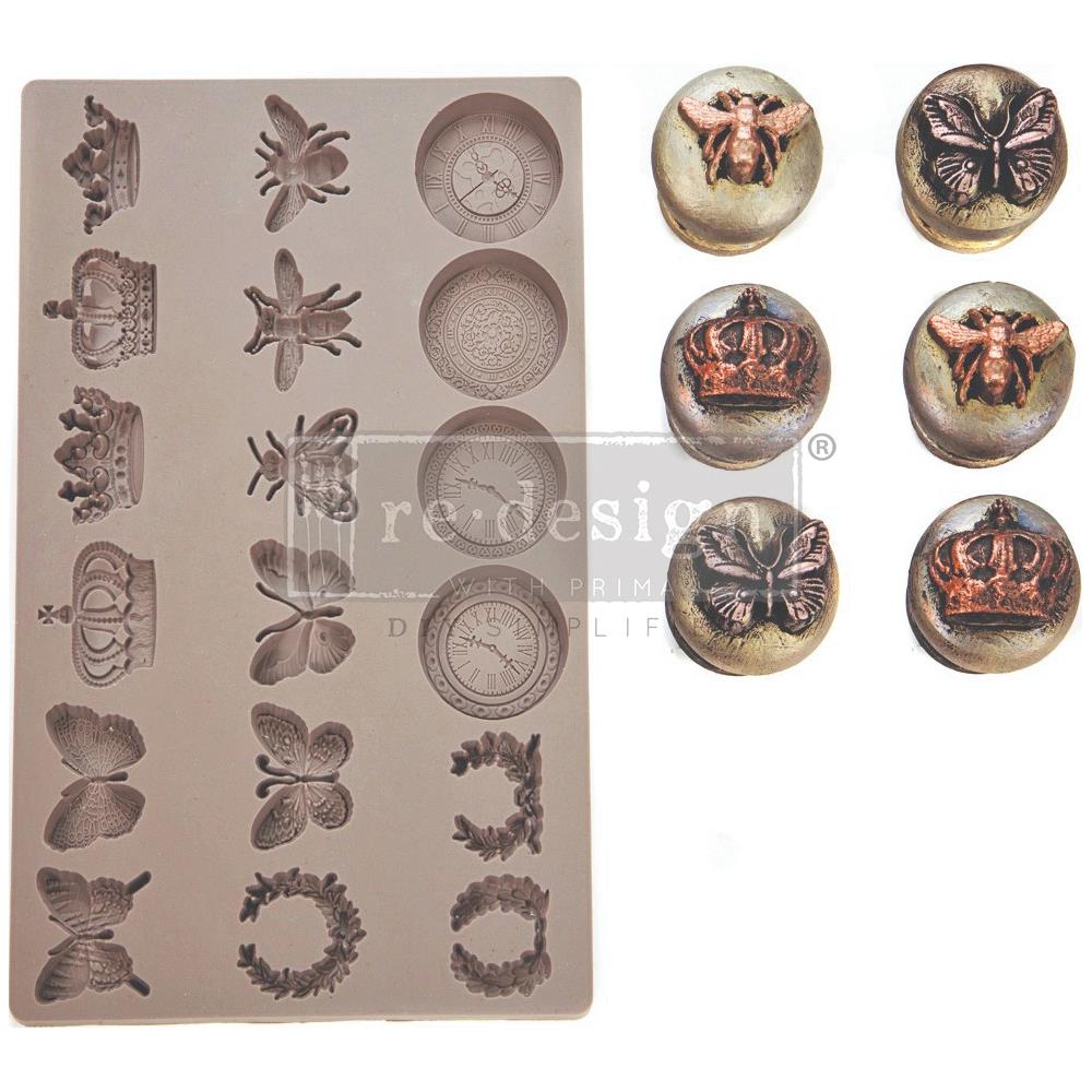 Re-Design Silicone Mold 5 inch X 8 inch X .32 inch - Regal Findings - merriartist.com