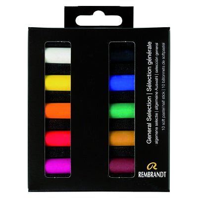 Rembrandt Pastel Half-Stick Set of 10 - General Colors Set - merriartist.com