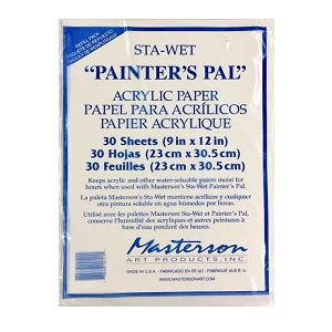 Replacement papers for Masterson #912 Painters Pal (9x12 inch) - 30 Sheets - merriartist.com