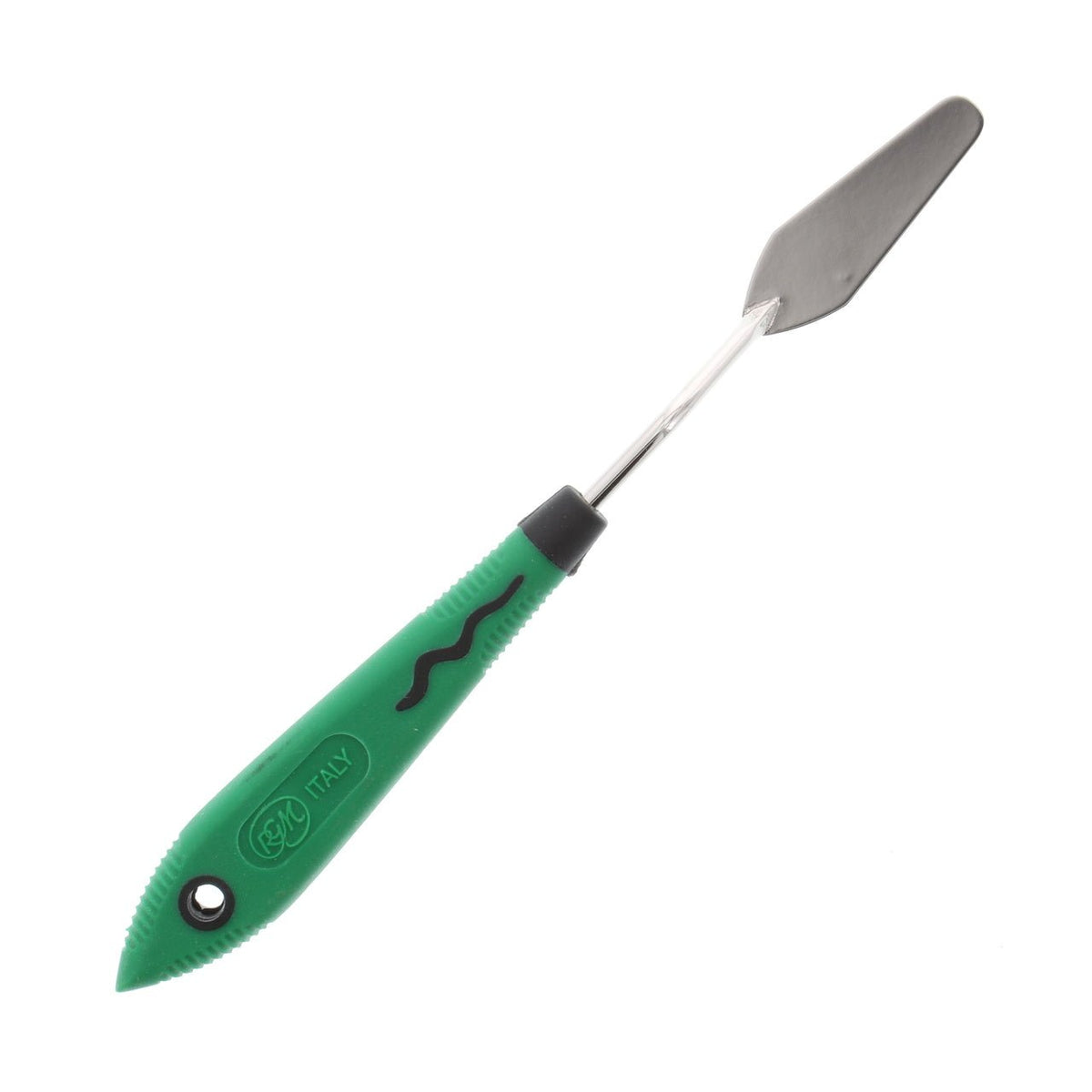 RGM Soft Grip Painting Knife #003 (Green Handle) - merriartist.com