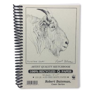 Robert Bateman Recycled Sketch Pad 5x7 - merriartist.com