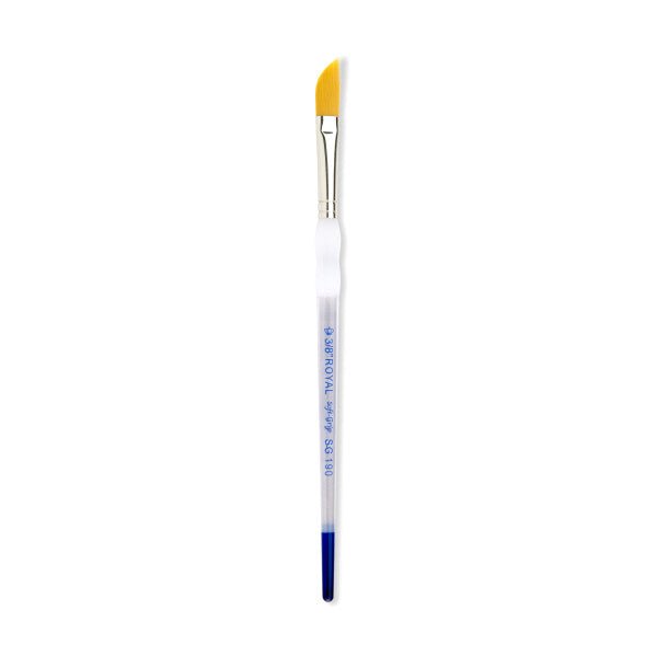 Royal Brush Soft-Grip Golden Taklon Brush, Dagger, 3/8" - The Merri Artist - merriartist.com