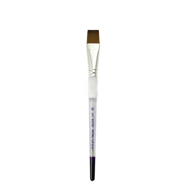 Royal Brush Soft-Grip Synthetic Sable Brush, Wash, 3/4" - The Merri Artist - merriartist.com