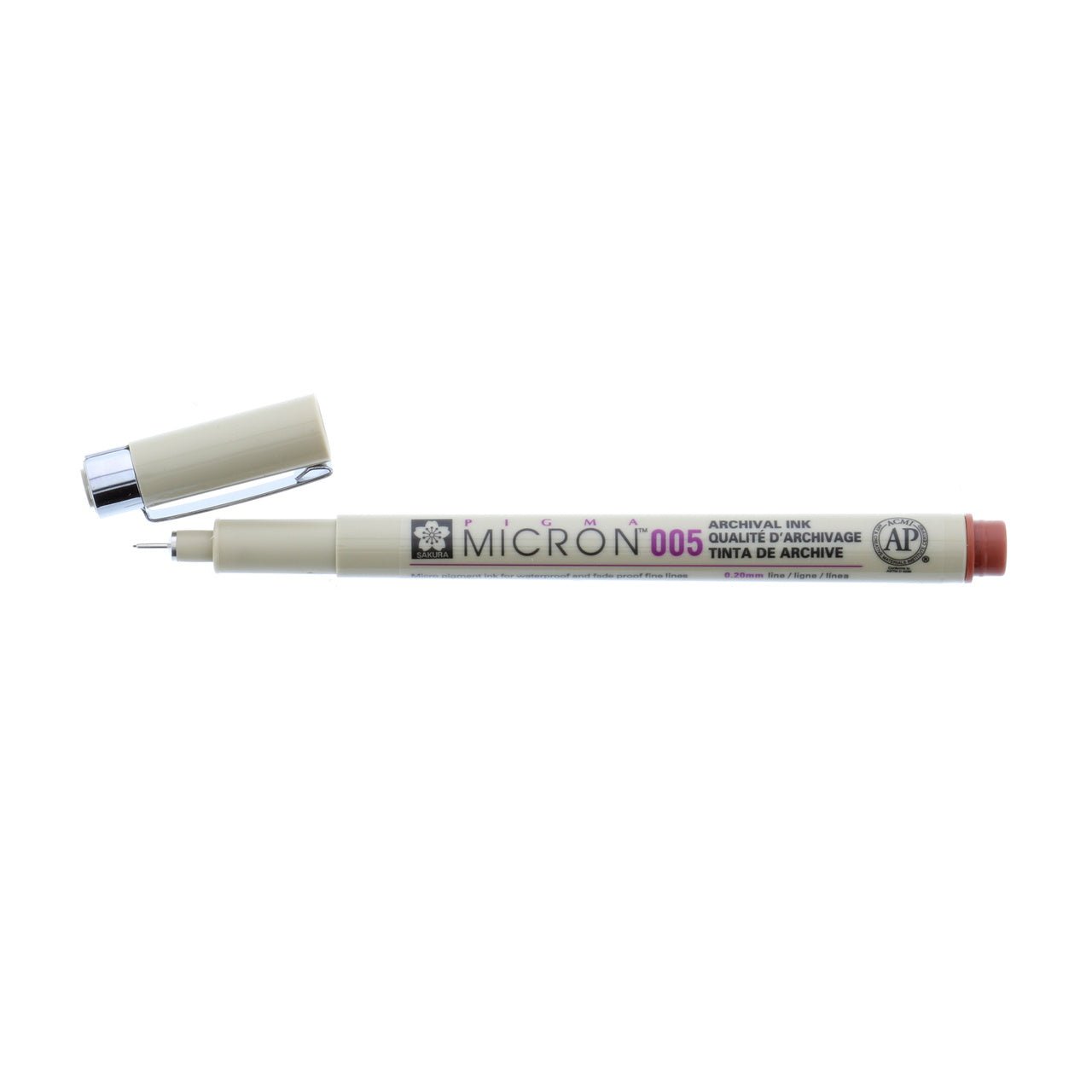 Sakura Pigma Micron Pen 005 (.20mm) Brown - merriartist.com