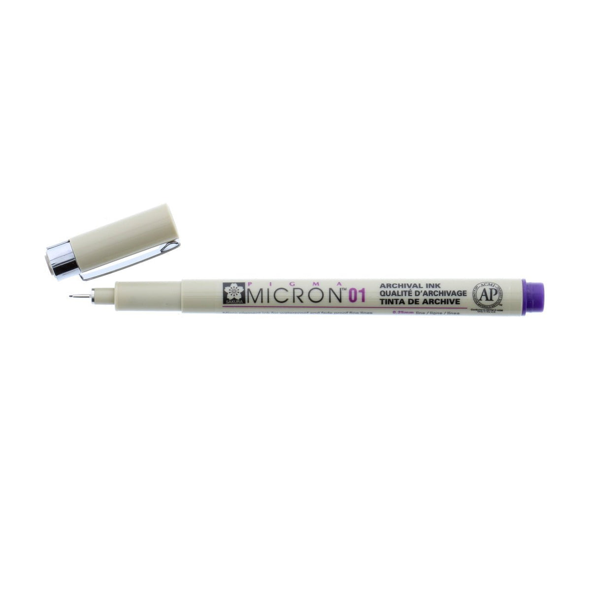 Sakura Pigma Micron Pen 01 (.25mm) Purple - merriartist.com