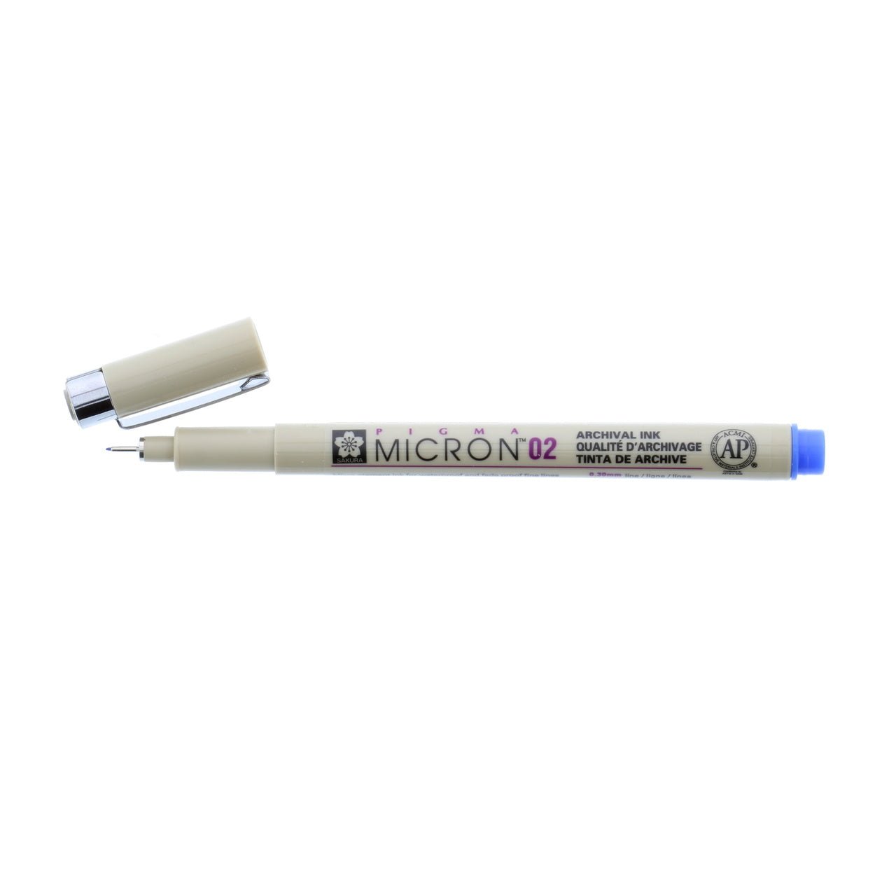 Sakura Pigma Micron Pen 02 (.30mm) Blue - merriartist.com