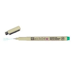 Sakura Pigma Micron Pen 02 (.30mm) Green - merriartist.com