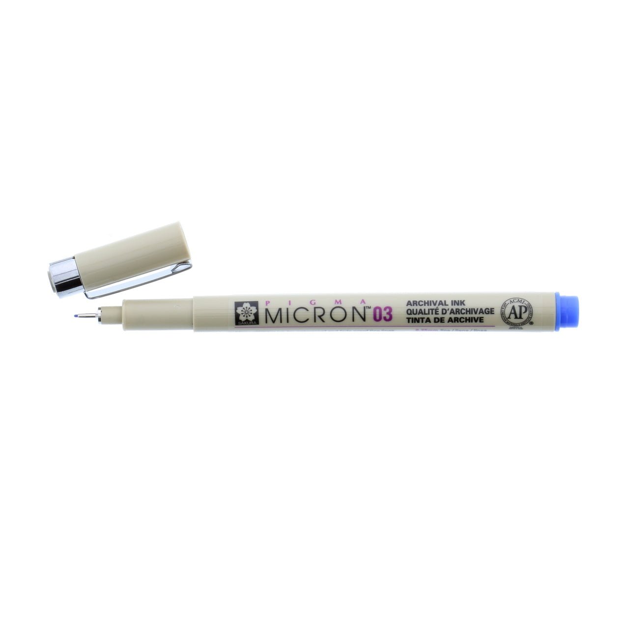 Sakura Pigma Micron Pen 03 (.35mm) Blue - merriartist.com