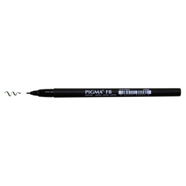Sakura Pigma Professional Brush Pen, Fine, Black - The Merri Artist - merriartist.com