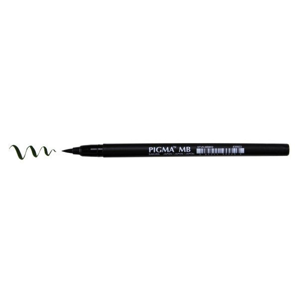 Sakura Pigma Professional Brush Pen, Medium, Black - The Merri Artist - merriartist.com