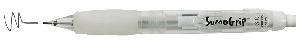 Sakura SumoGrip Mechanical Pencil .9mm Clear - merriartist.com