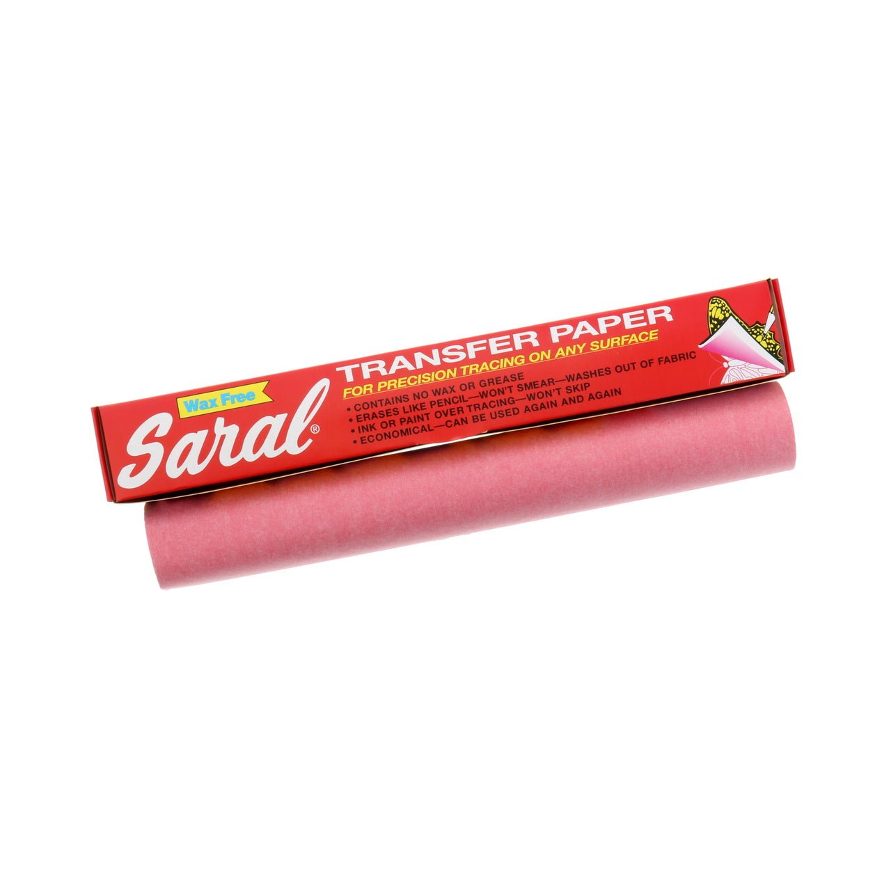 Saral Transfer Paper - 12 inch by 12 ft roll - Red - merriartist.com