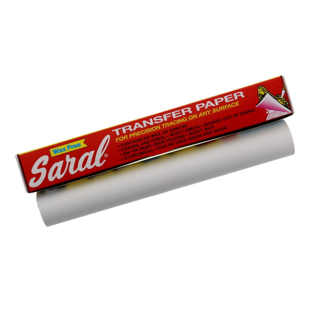Saral Transfer Paper - 12 inch by 12 ft roll - White - merriartist.com