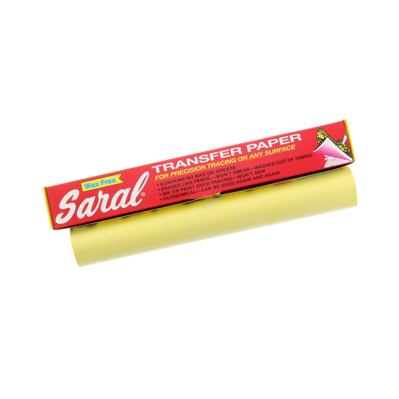 Saral Transfer Paper - 12 inch by 12 ft roll - Yellow - merriartist.com