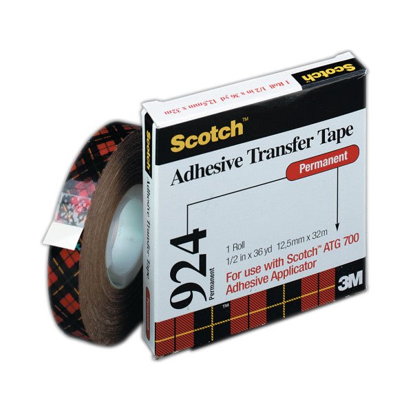 Scotch ATG 924 Transfer Tape - 1/2x36 Yard Roll - merriartist.com