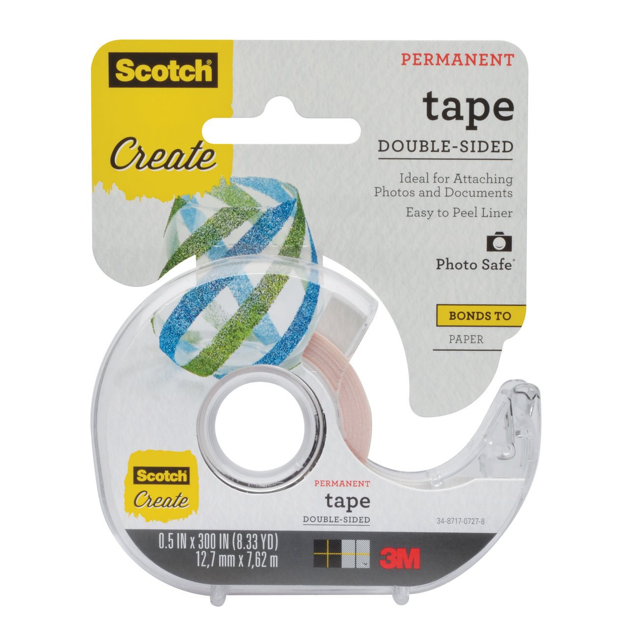 Scotch Create Double Sided Permanent Tape .5x300 inch - merriartist.com