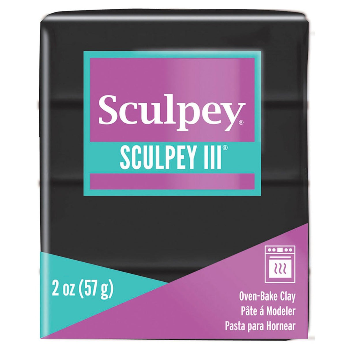 Sculpey III 2 oz - Black - merriartist.com