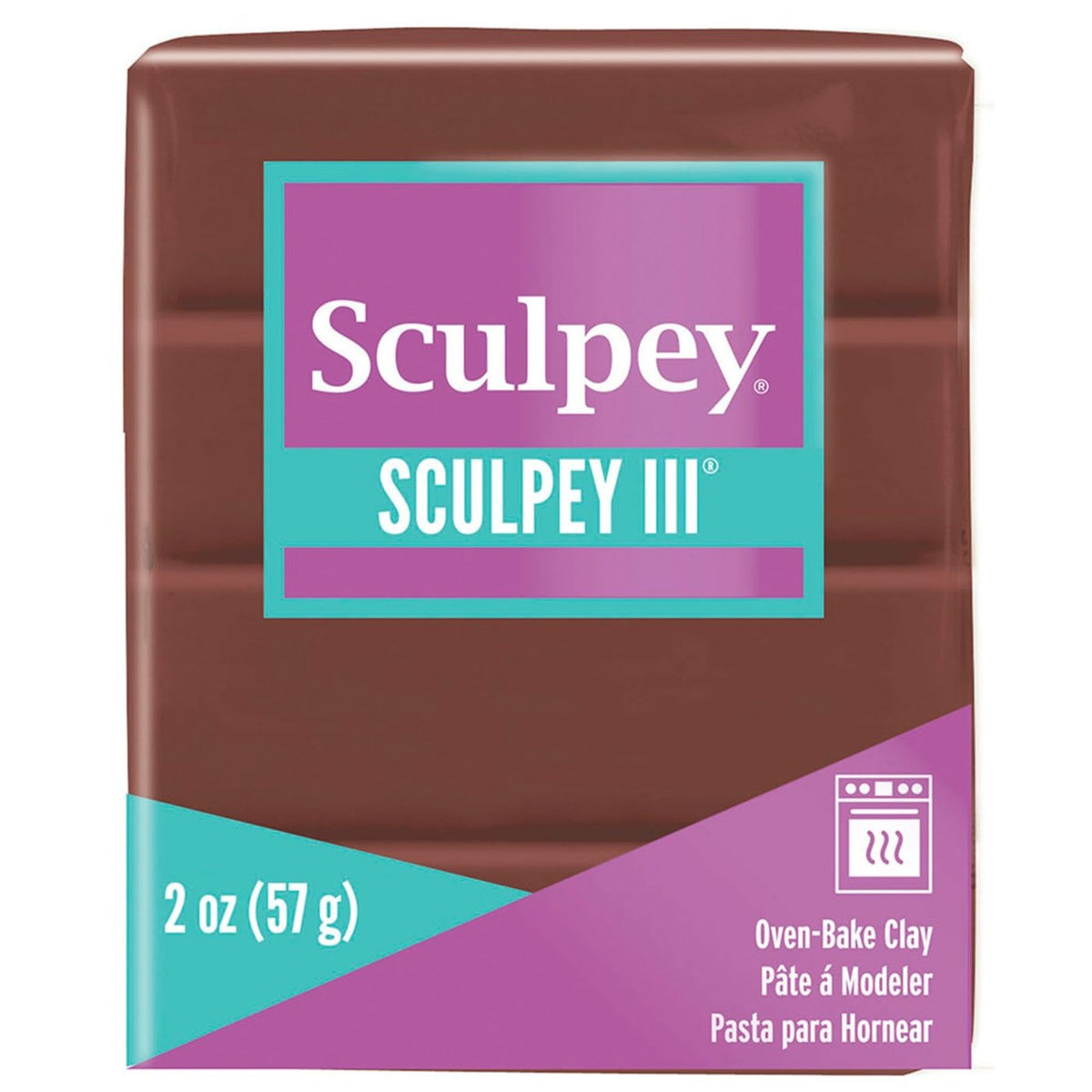 Sculpey III 2 oz - Chocolate - merriartist.com
