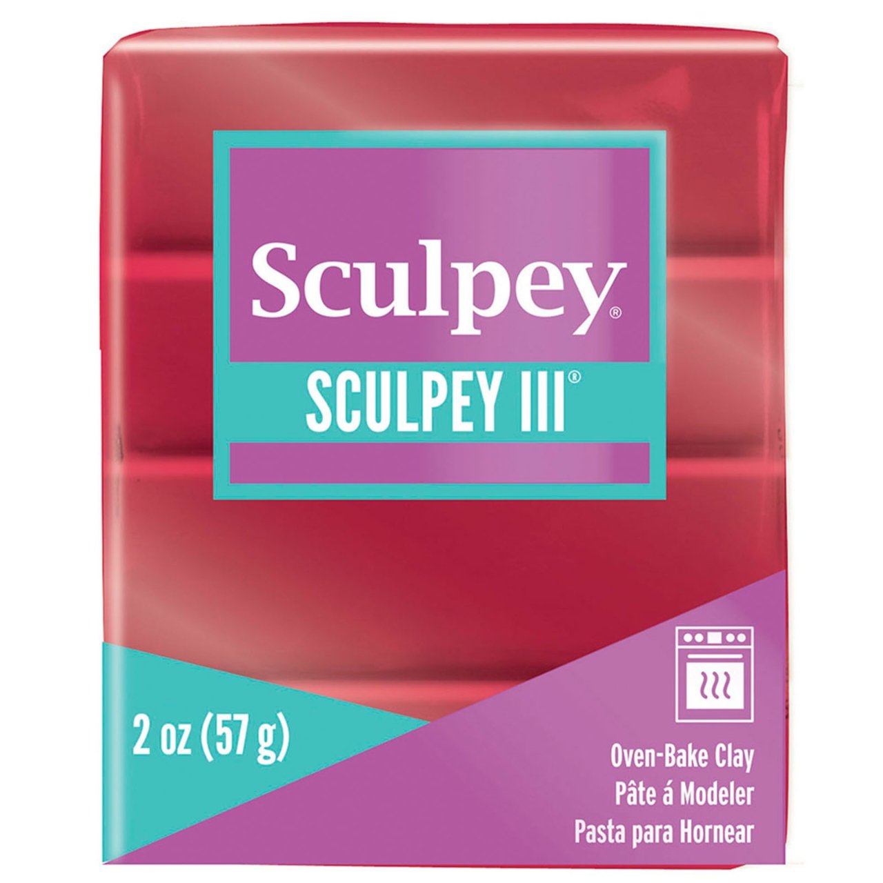 Sculpey III 2 oz - Deep Red Pearl - merriartist.com