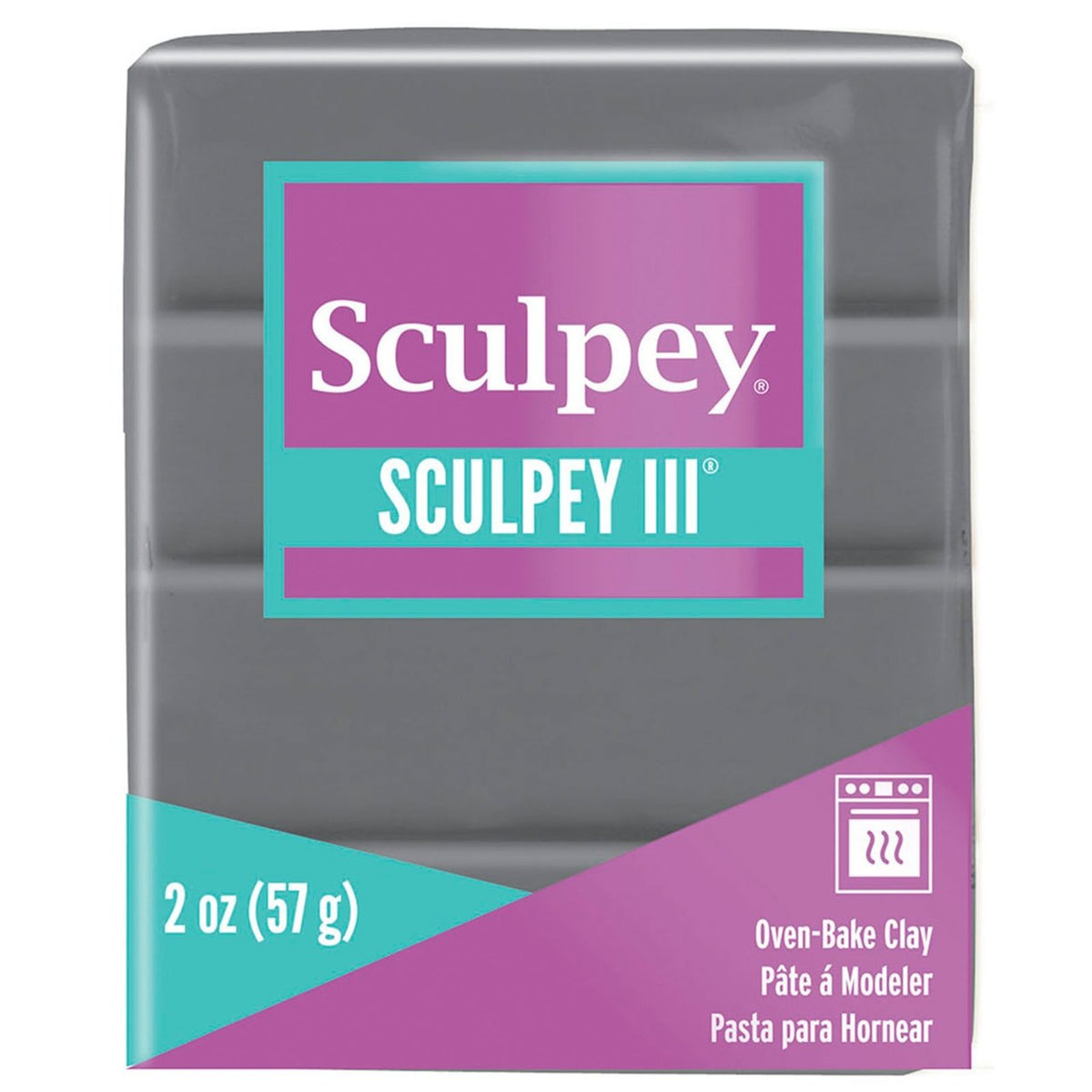 Sculpey III 2 oz - Elephant Gray - merriartist.com