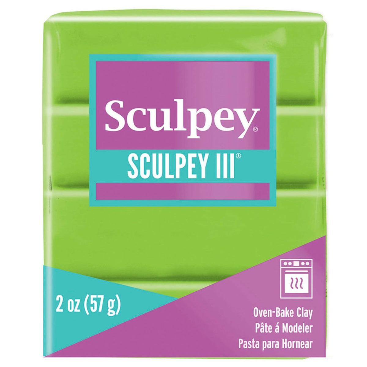 Sculpey III 2 oz - Granny Smith - merriartist.com
