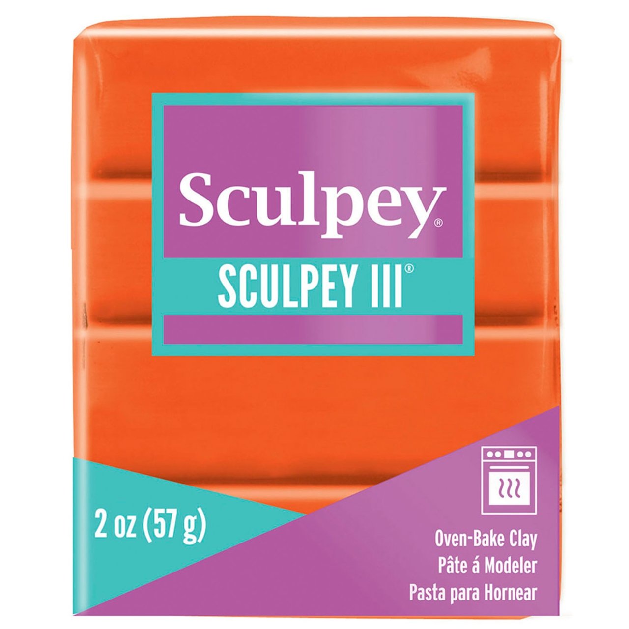 Sculpey III 2 oz - Just Orange - merriartist.com