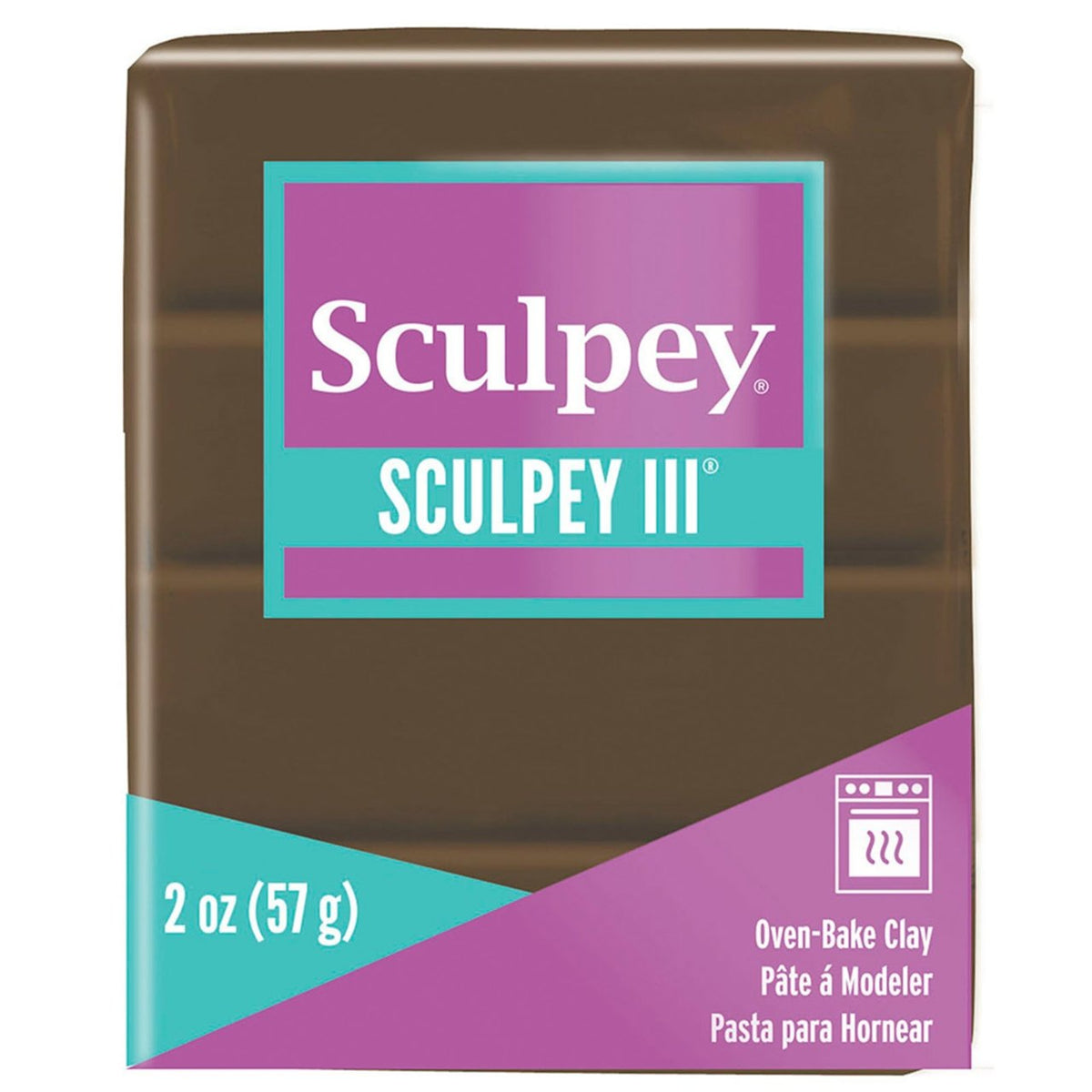 Sculpey III 2 oz - Suede Brown - merriartist.com