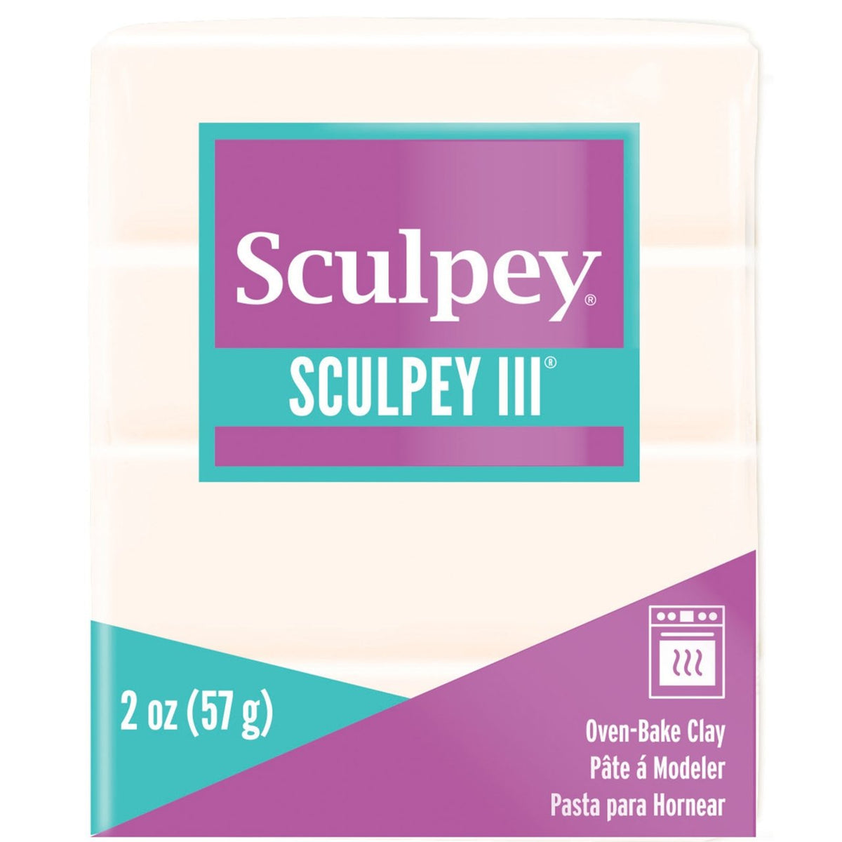 Sculpey III 2 oz - Translucent - merriartist.com