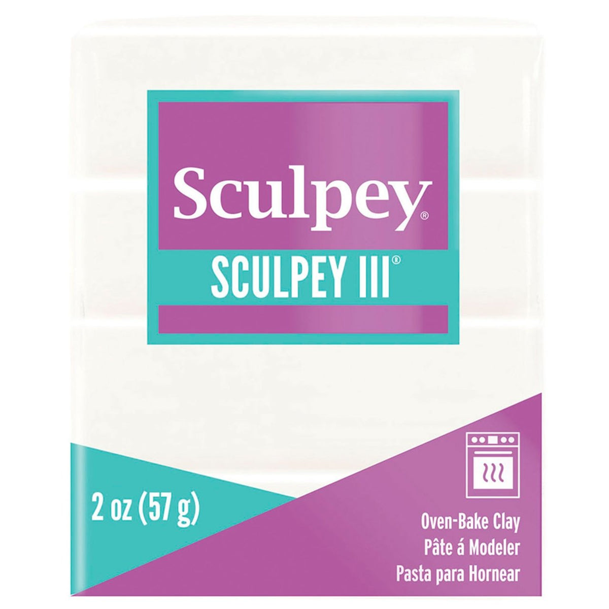 Sculpey III 2 oz - White - merriartist.com