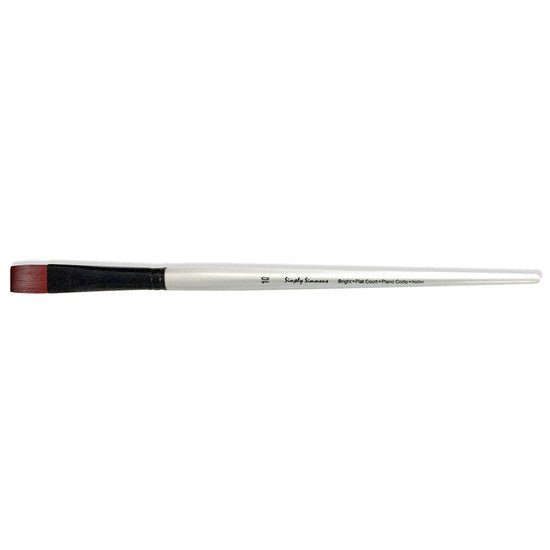 Simply Simmons Extra-Firm Synthetic Long Handle Bright 10 - merriartist.com