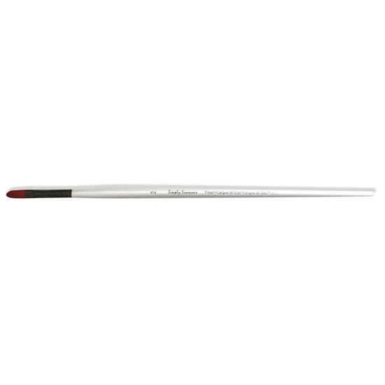 Simply Simmons Extra-Firm Synthetic Long Handle Filbert 2 - merriartist.com