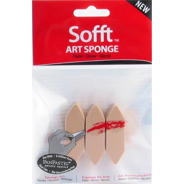 Sofft Tools Art Sponges Point Sponge Bar 3 pack - merriartist.com