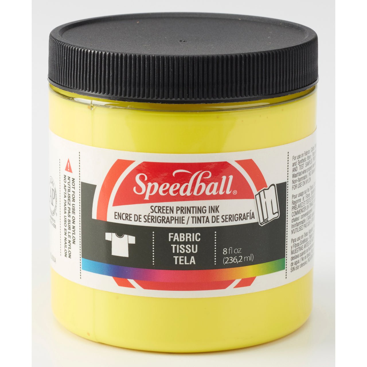 Speedball Fabric Screen Printing Ink - 8 oz Process Yellow - merriartist.com